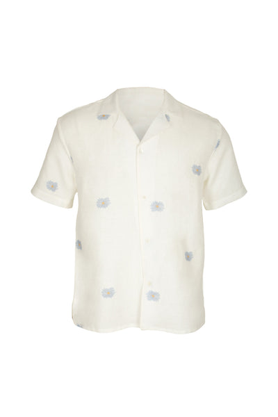 The Summer Daisy Men Linen Shirt