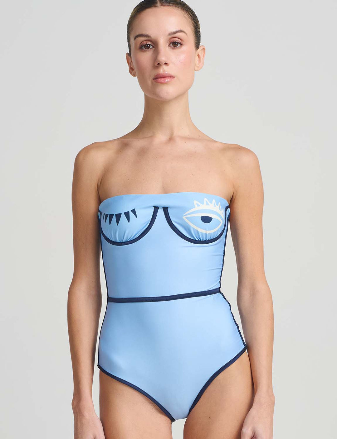 LE’RURE リルアー　Kirakira check onepiece Zaira One Piece | Ancora Swimwear & Resortwear