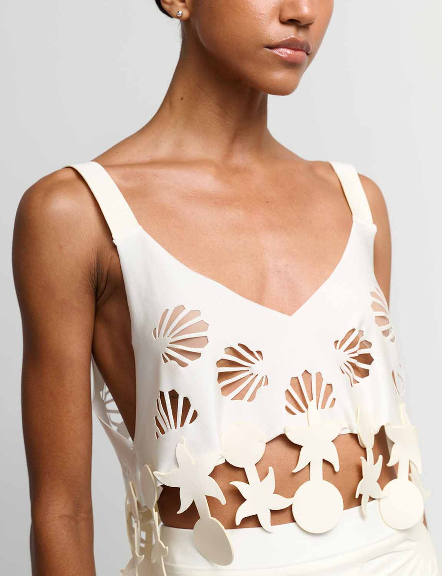 Shell My Mini White Top