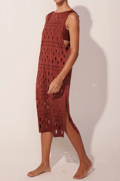 The Summer Dreamer Dress Red Wine