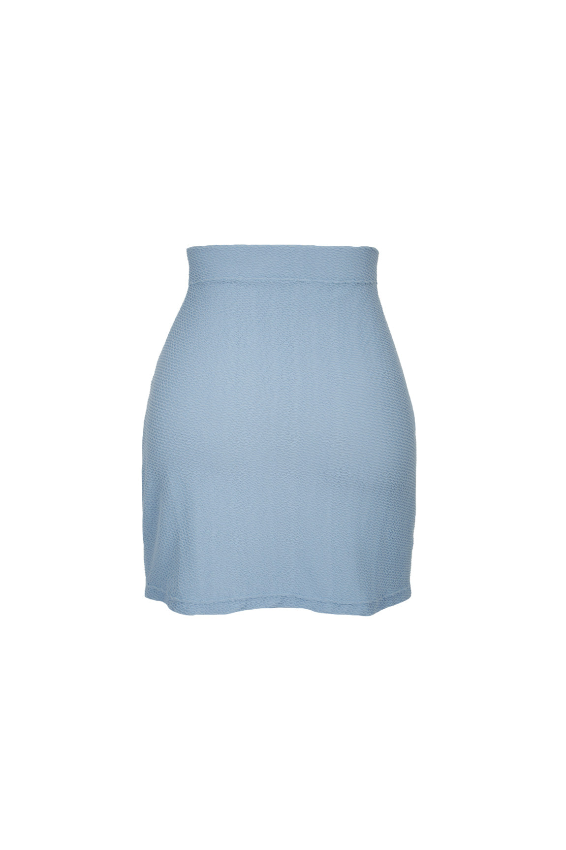 The Scrunchie Mini Skirt Blue