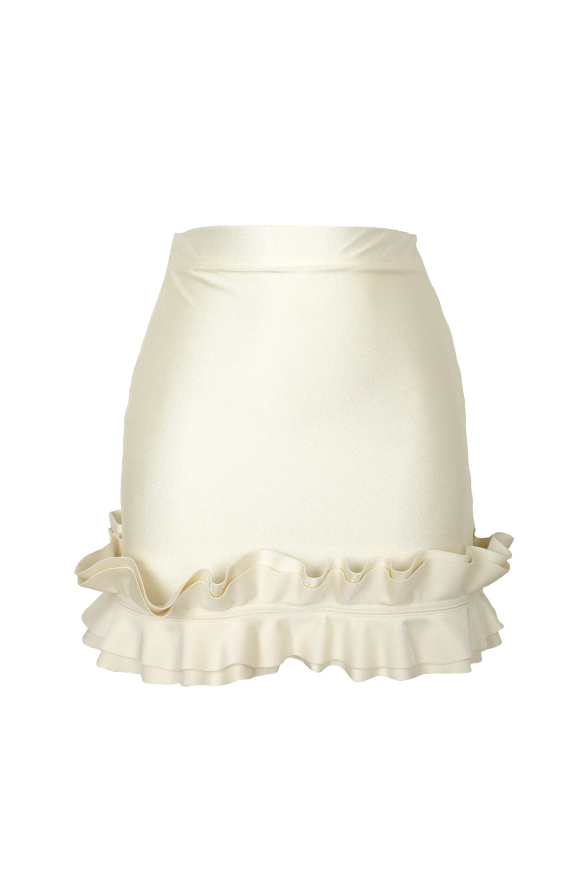 Le Petit Ruffle Mini Skirt Ivory