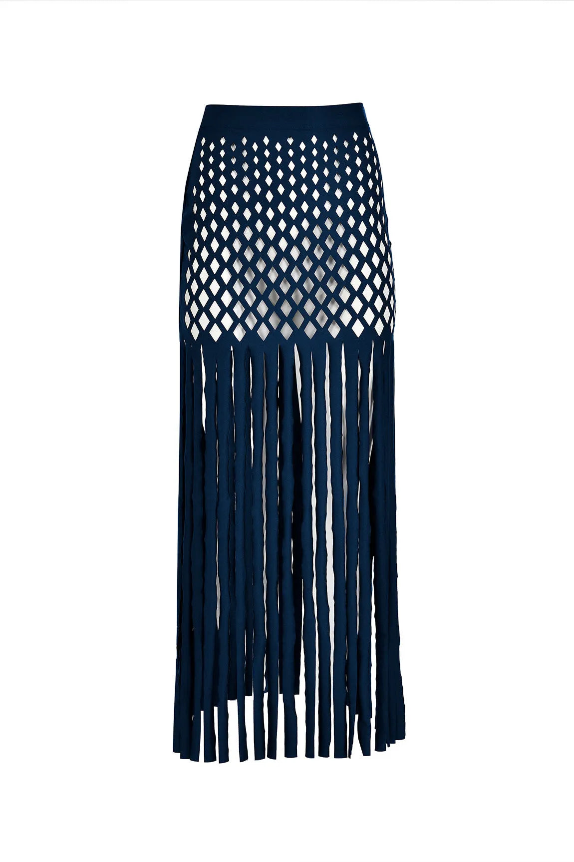 The Swimmer Diamond Skirt Night Blue