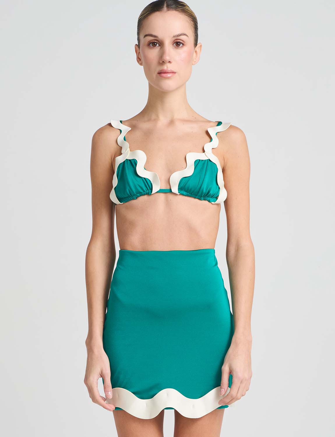 Olivine Skirt  Turqui