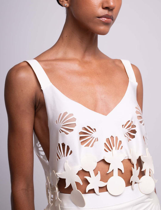 Shell My Mini White Top