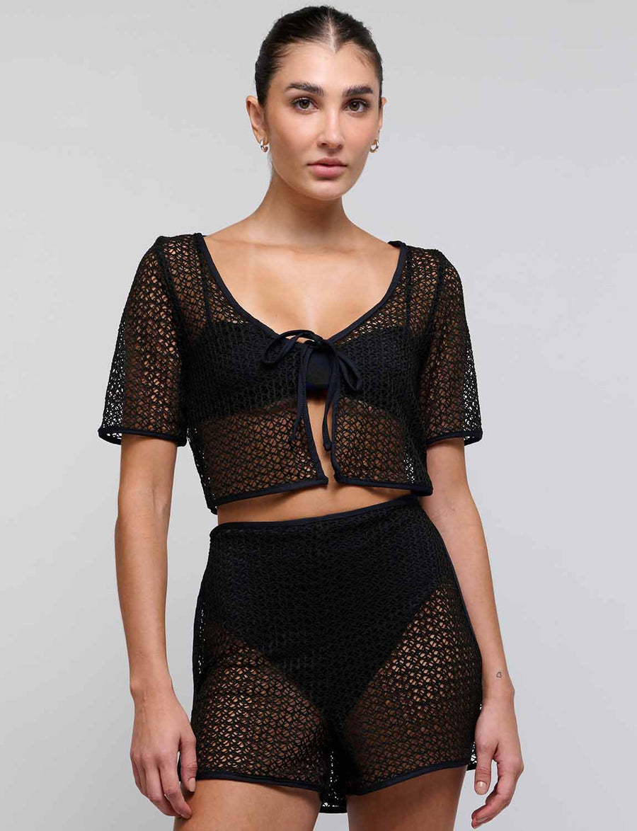 Drawn In Shadow Black Short