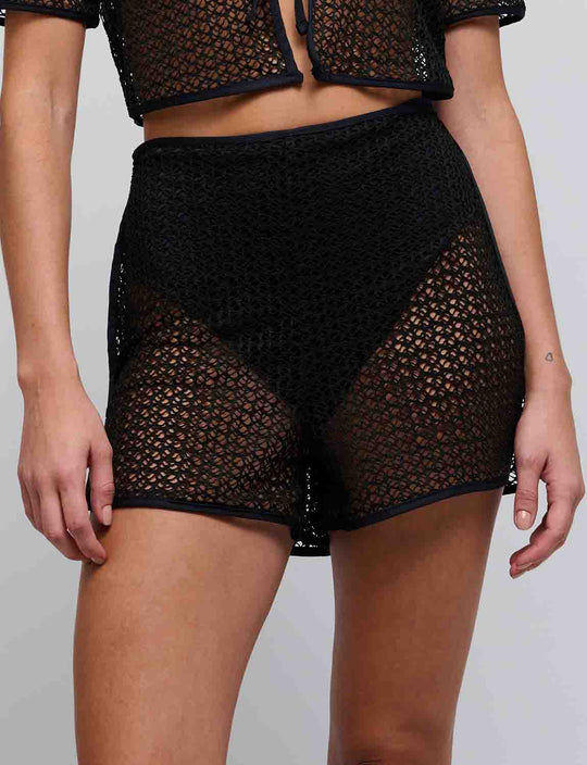 Drawn In Shadow Black Short