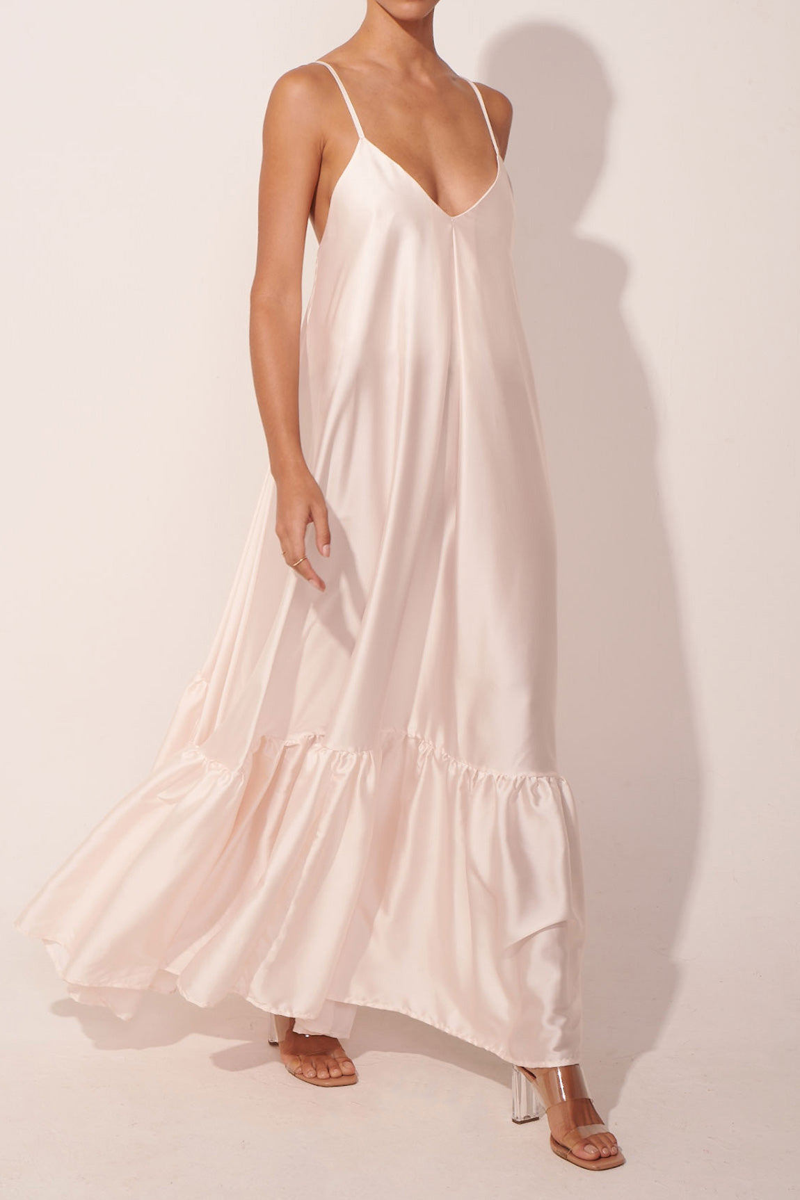 The Staycation Ivory Maxi Dress