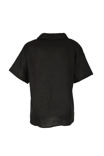 The Aesthetic Icon Black Maxi Shirt