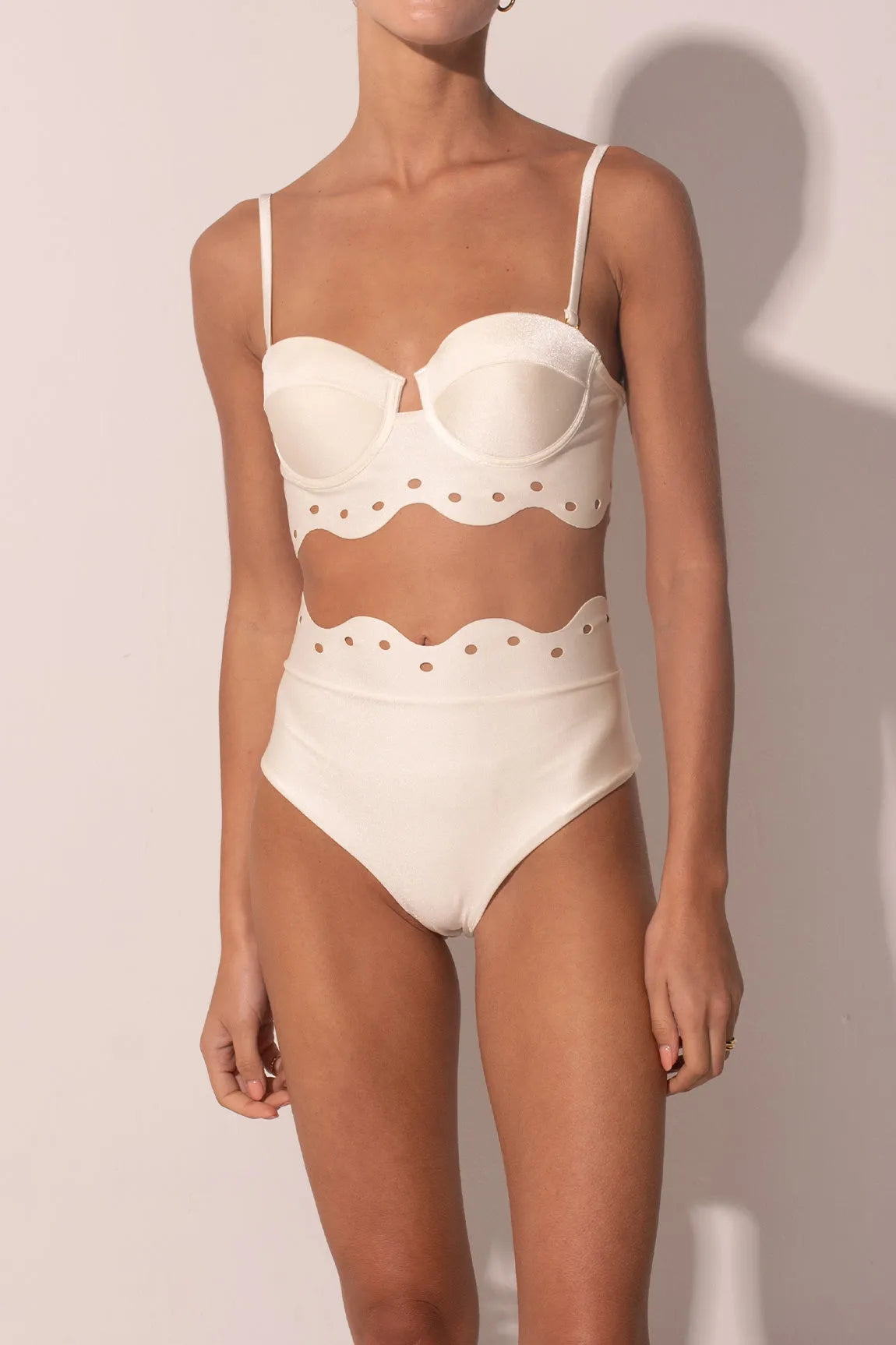 Bottom La Femme Mini Dotted Ivory HW