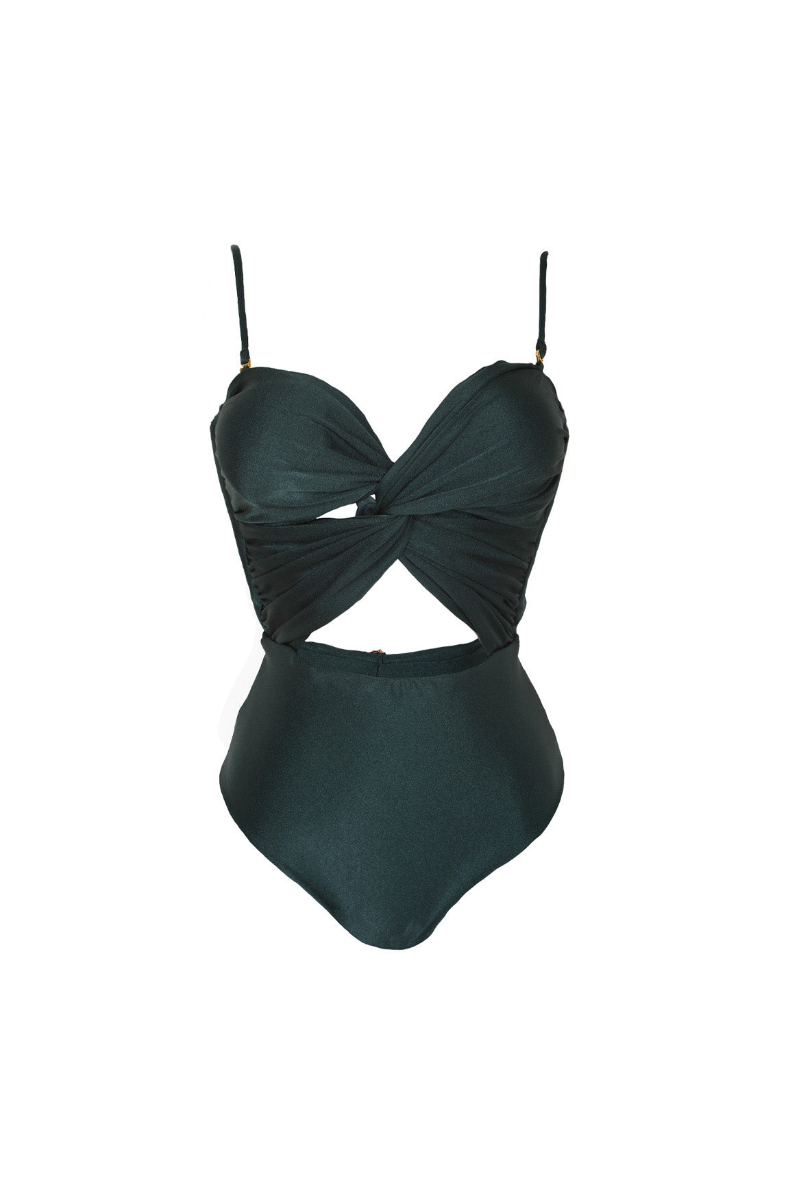 The Emerald Draped One Piece
