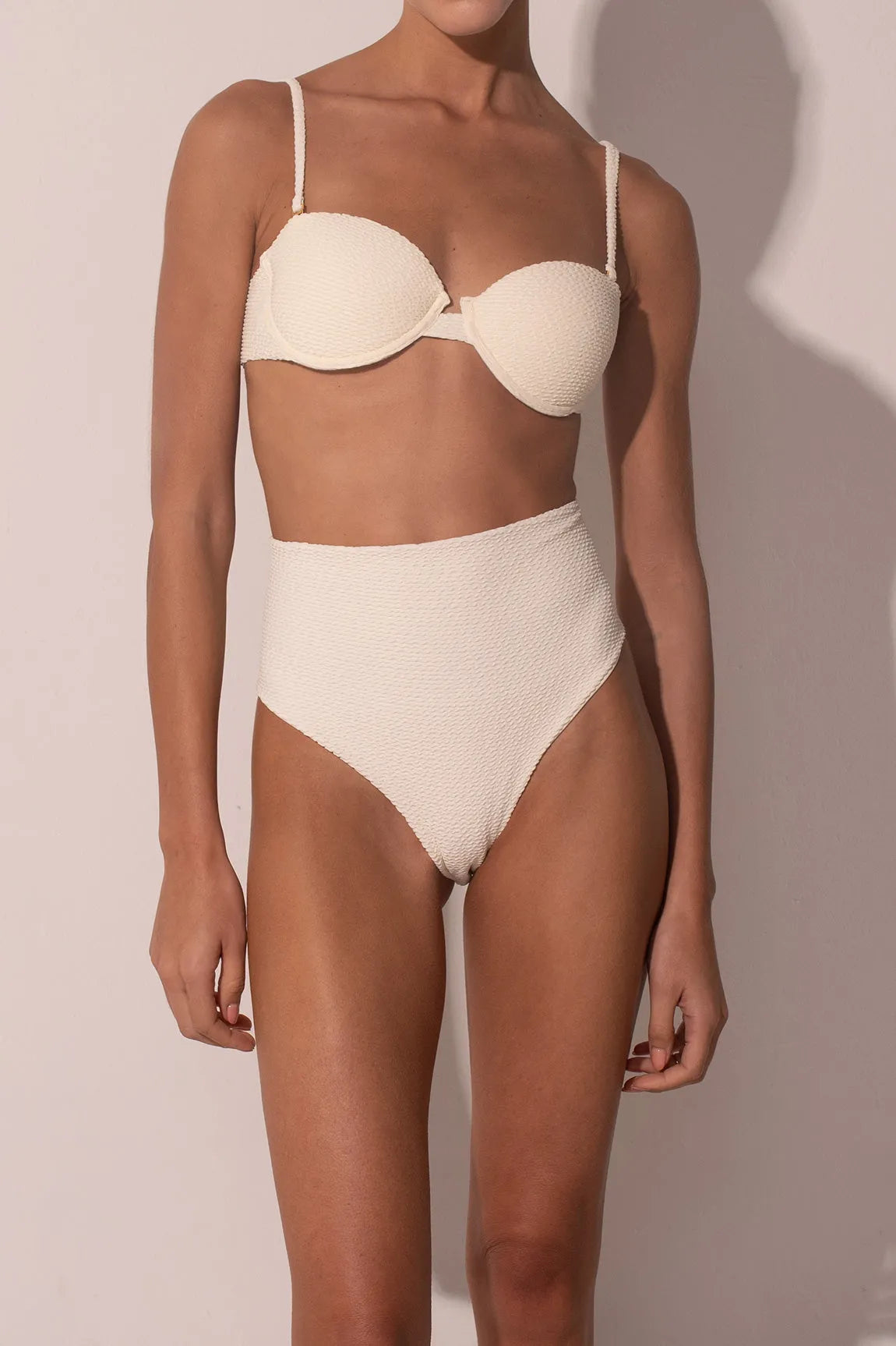 Bottom The Balconette Scrunchie Ivory HW