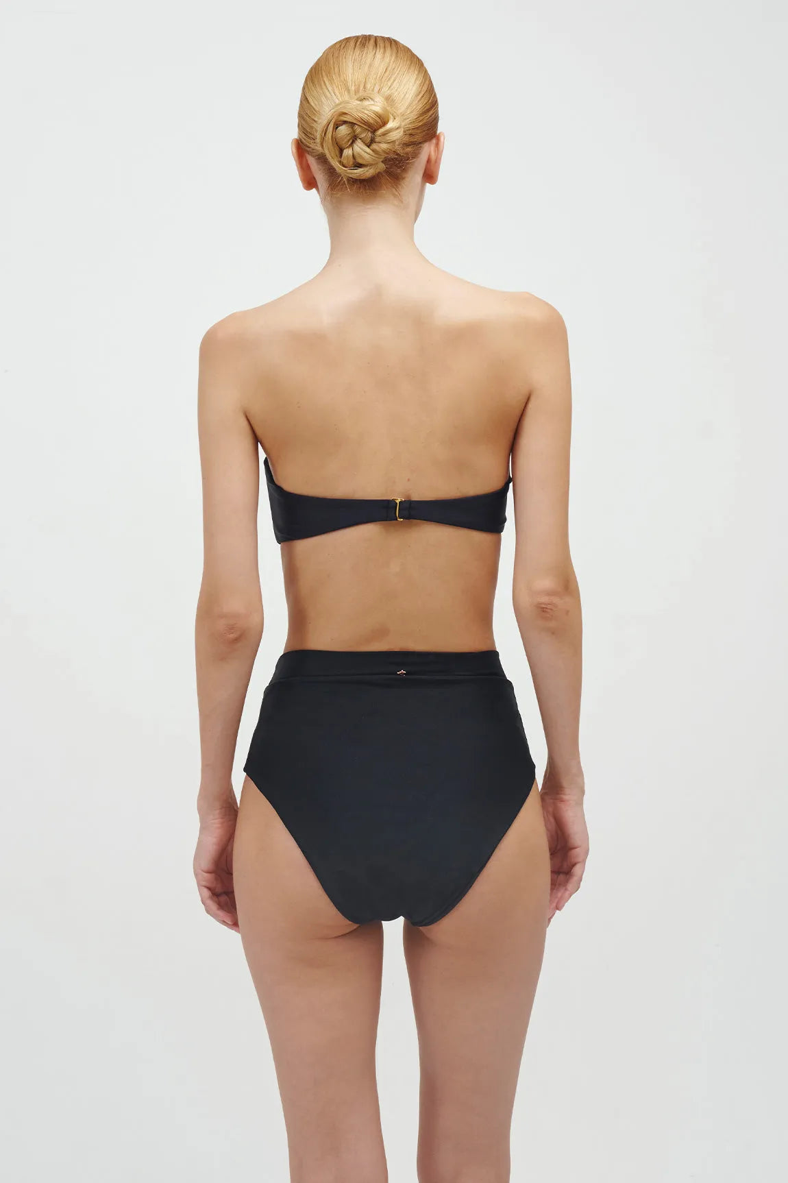 Top The Mini Draped Bikini Black