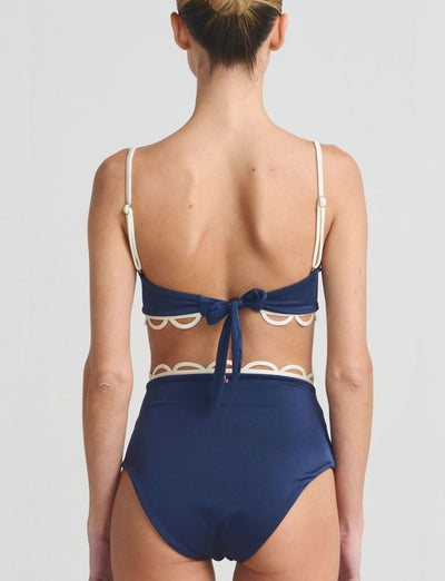 Bottom High Waist Nacaré Navy