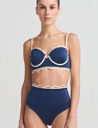 Bottom High Waist Nacaré Navy