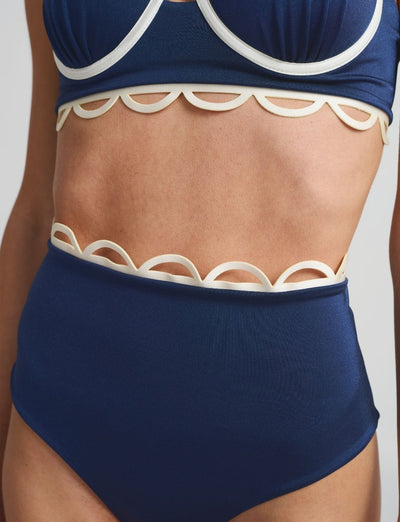 Bottom High Waist Nacaré Navy