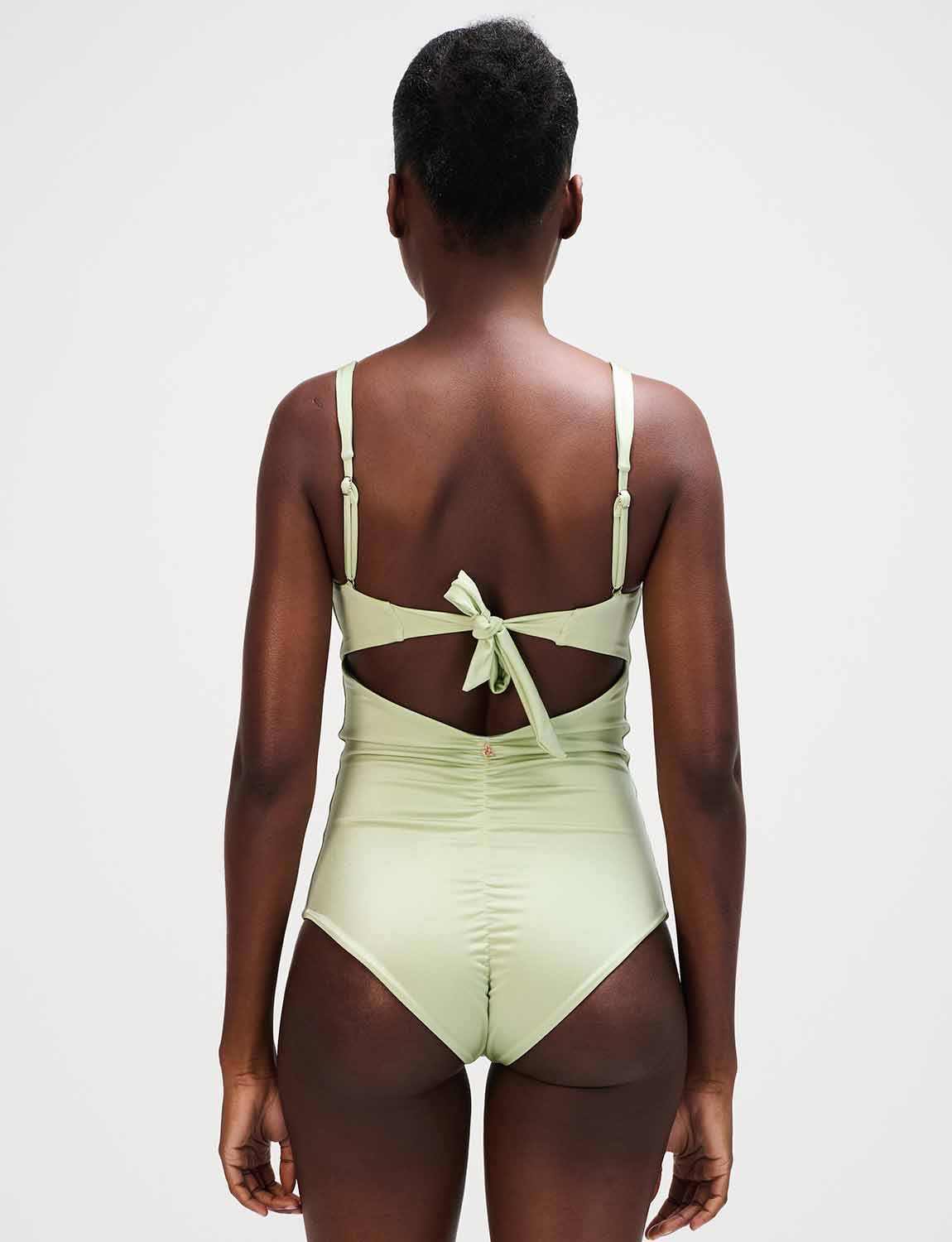 Electra One Piece Green | Ancora Swimwear & Resortwear