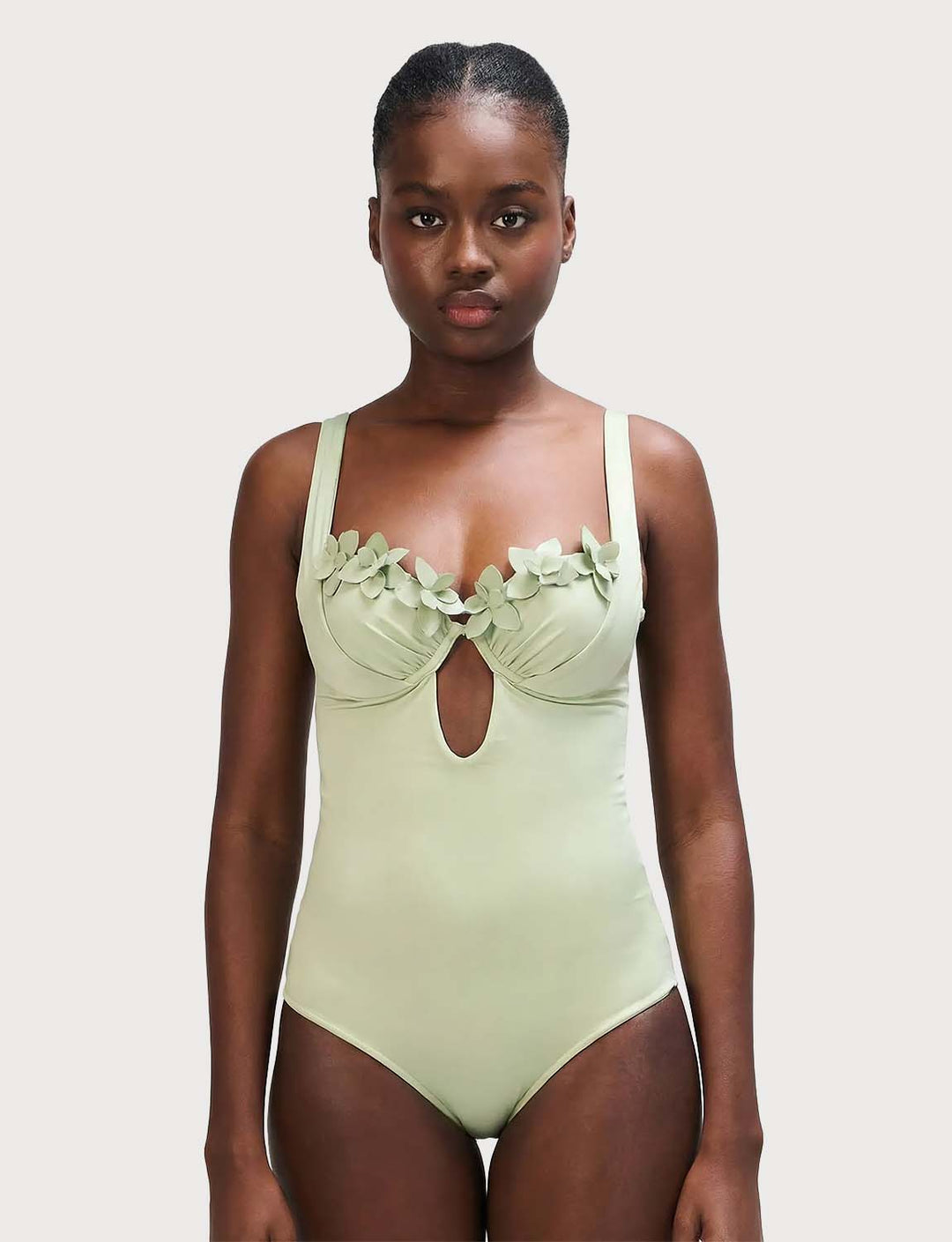 Electra One Piece Green | Ancora Swimwear & Resortwear