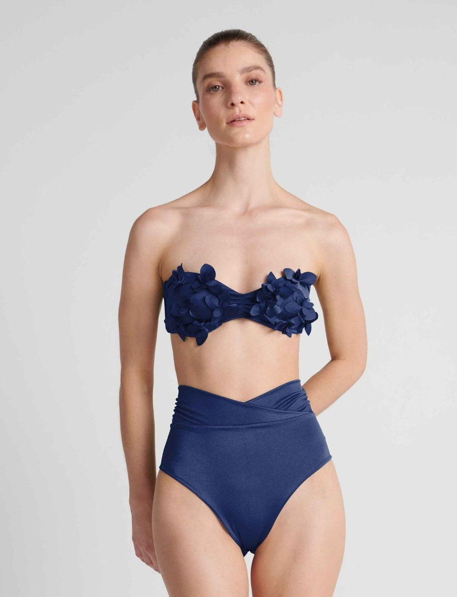 Top Bandeau Meadow Navy