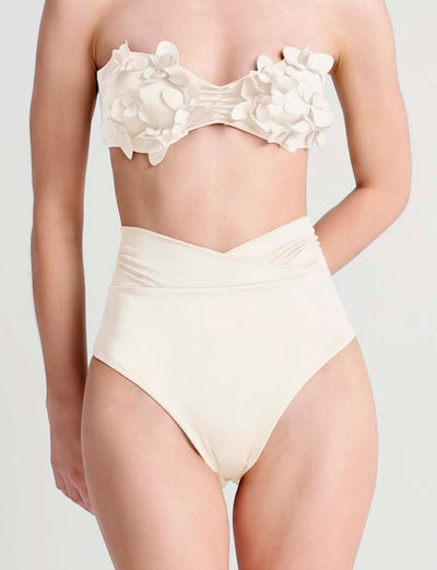 Bottom High Waist Meadow Ivory
