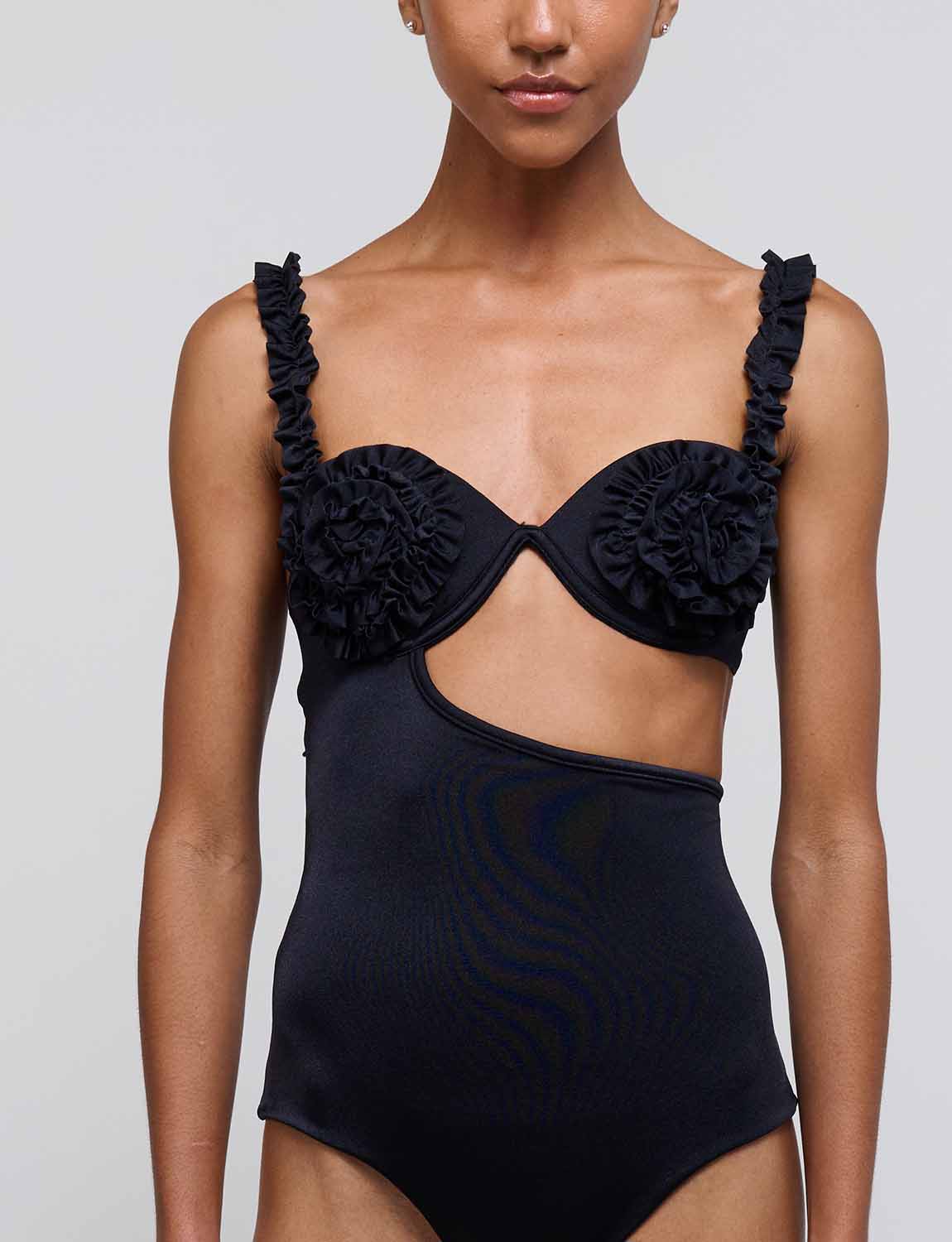 Tide Rider Black One Piece