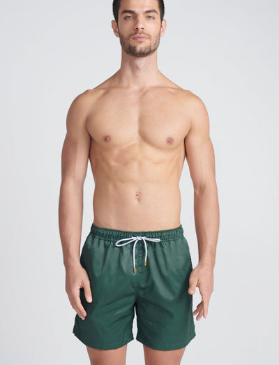 The Solid Olive Men Trunk