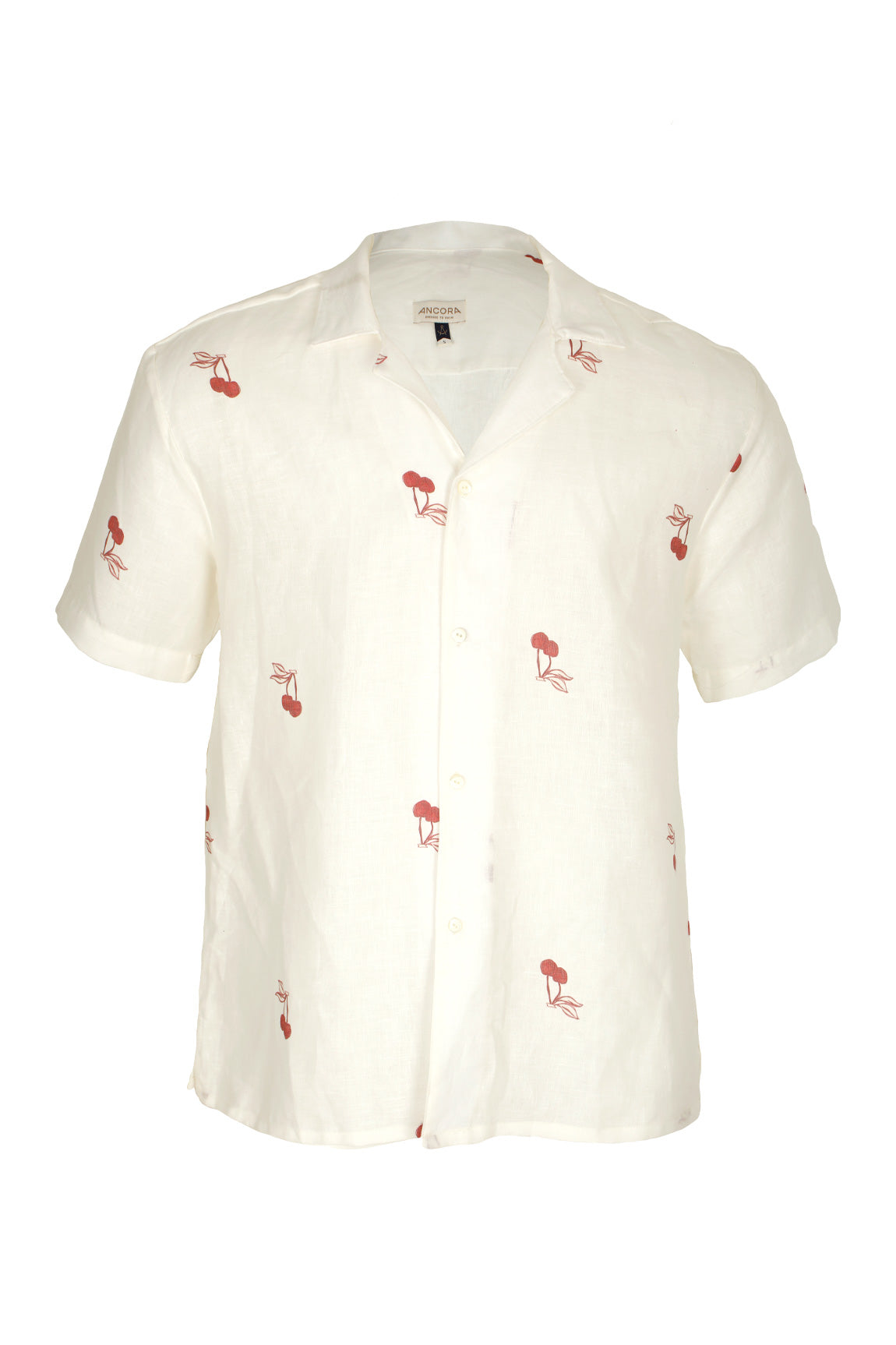 A Cherry On Top Men Linen Shirt