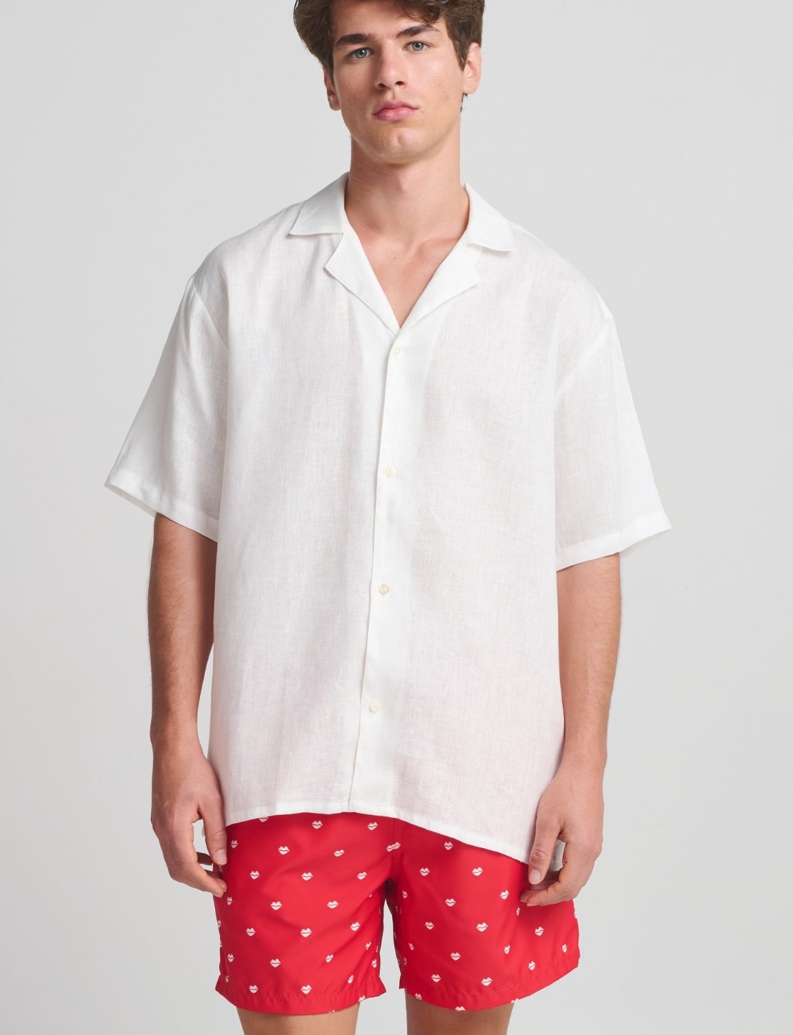 The Sand Resort Men Linen Shirt