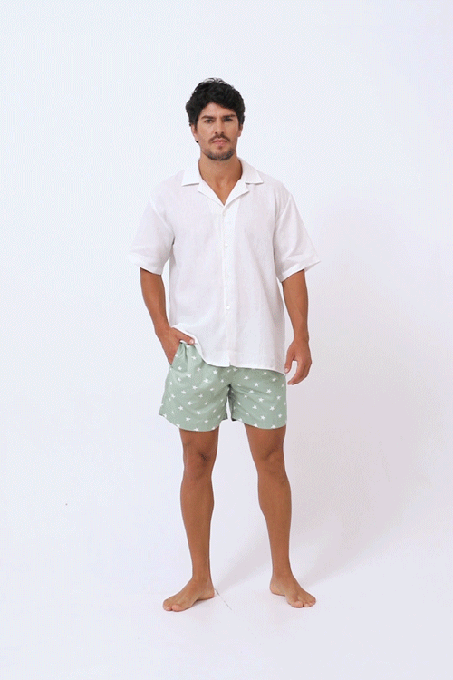 The Sand Resort Men Linen Shirt