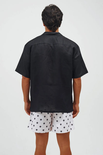 The Black Resort Men Linen Shirt