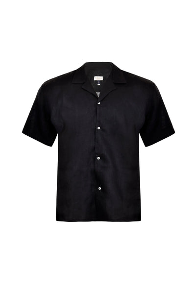 The Black Resort Men Linen Shirt