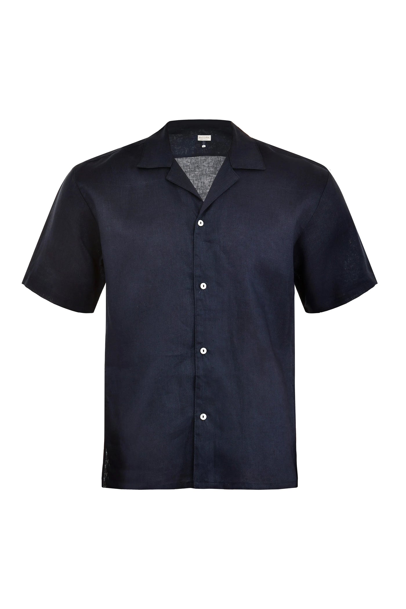 The Navy Resort Men Linen Shirt