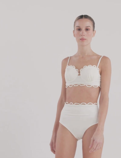 Bottom High Waist Nacaré Ivory
