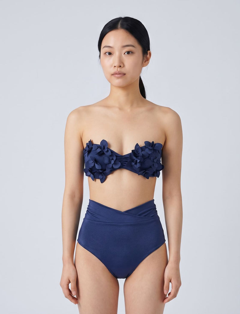 Top Bandeau Meadow Navy