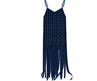 Diamond Laser-Cut Dress