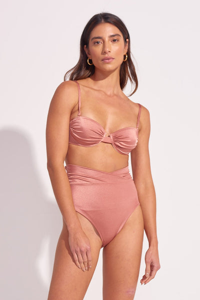 Bottom My Polished Balconette Coral Pink - ANCORA