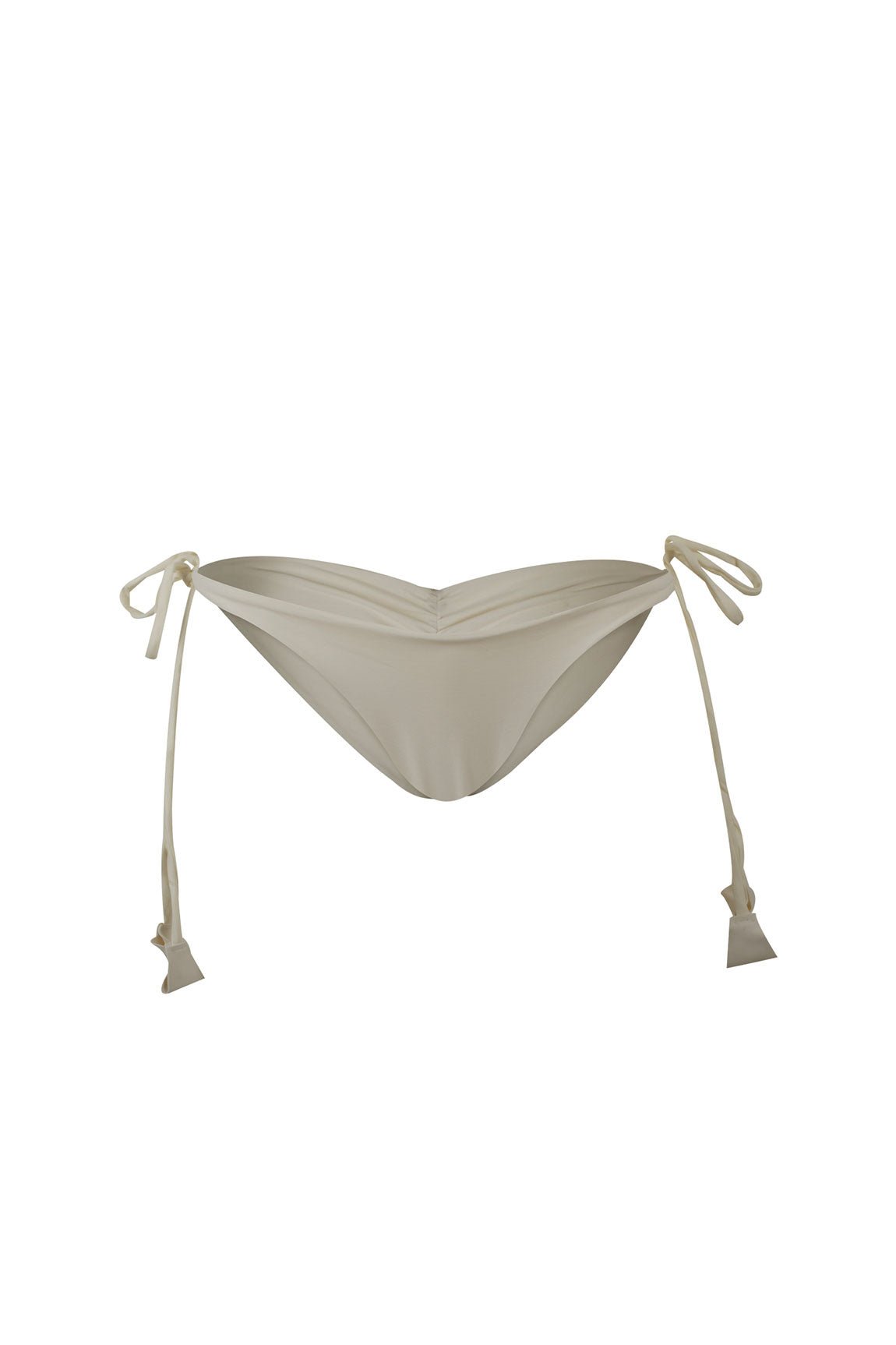 Bottom The Iconic Bralette Ivory Ruched SC - ANCORA