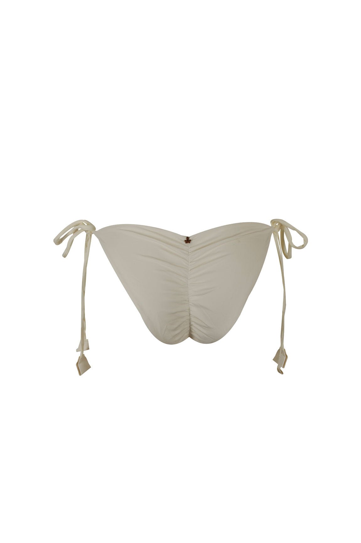 Bottom The Iconic Bralette Ivory Ruched SC - ANCORA