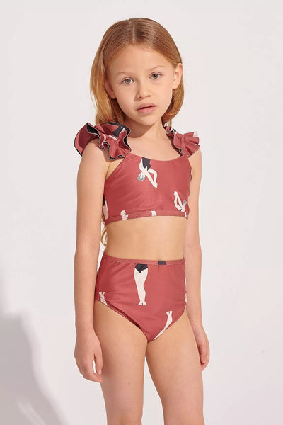 The Mini Lady Ruffle Bikini - ANCORA