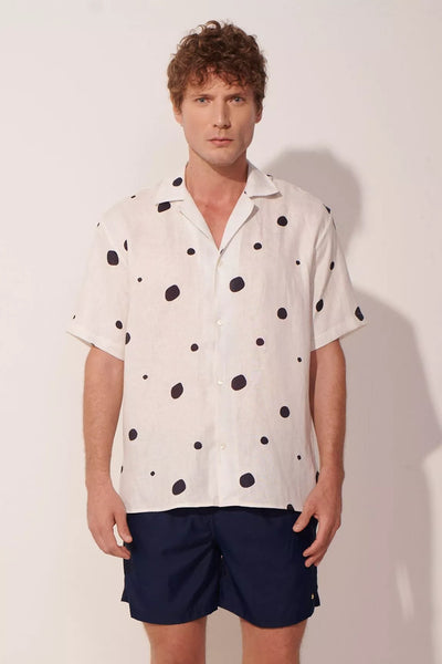 The One of a Kind Men Linen Shirt - ANCORA