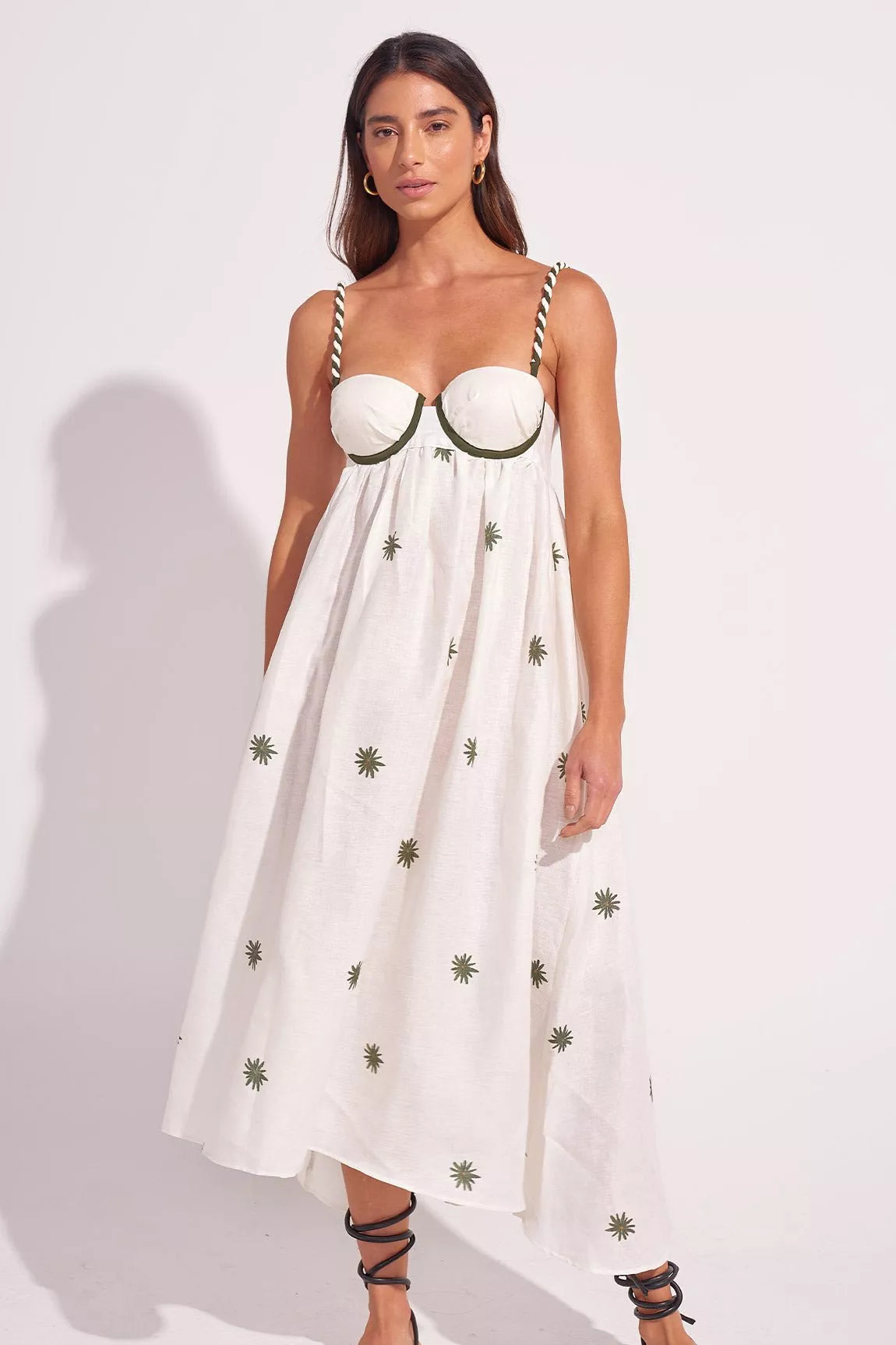 The Palmarian Art Draped Dress - ANCORA