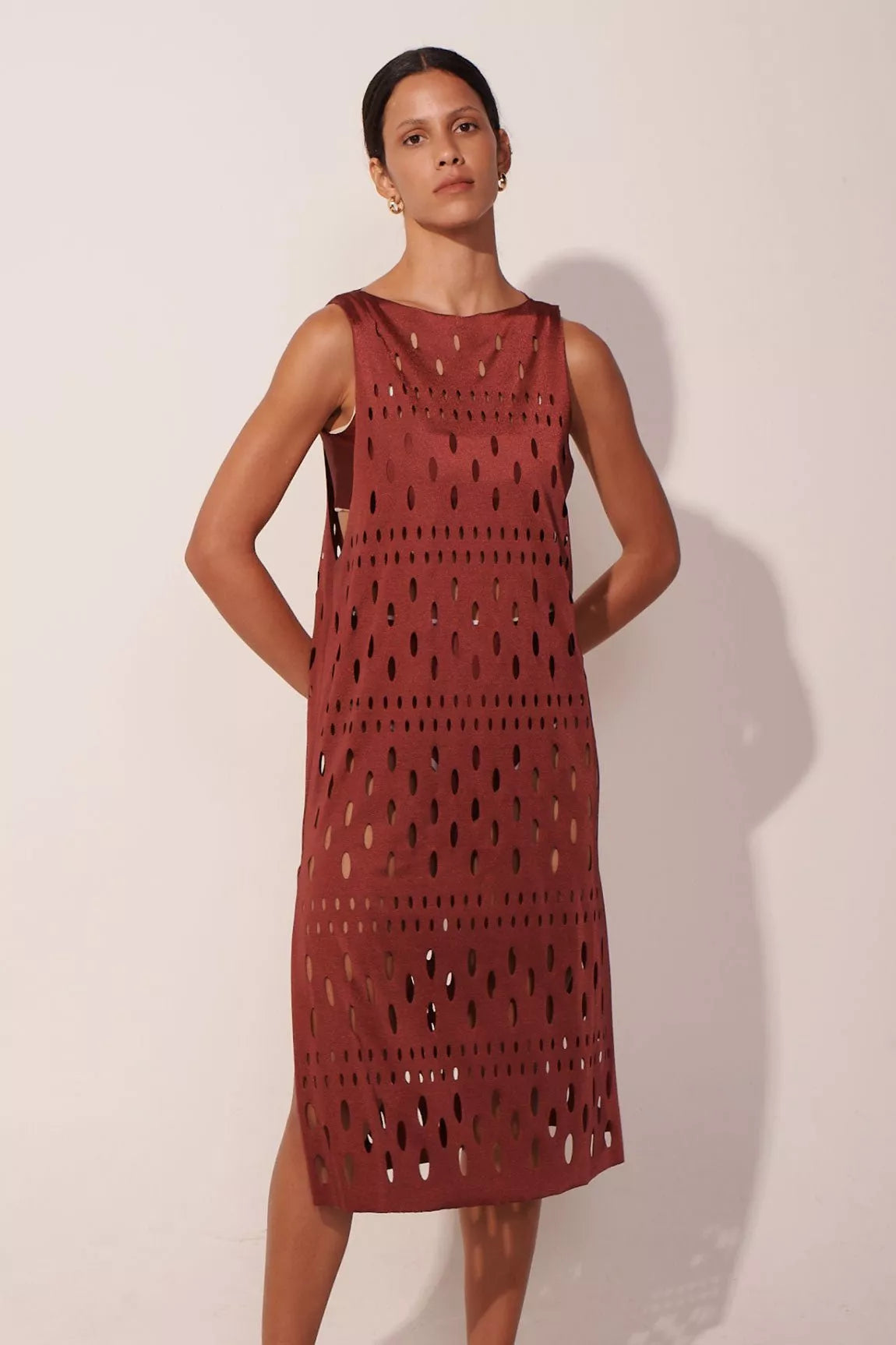 The Summer Dreammer Dress Red Wine - ANCORA