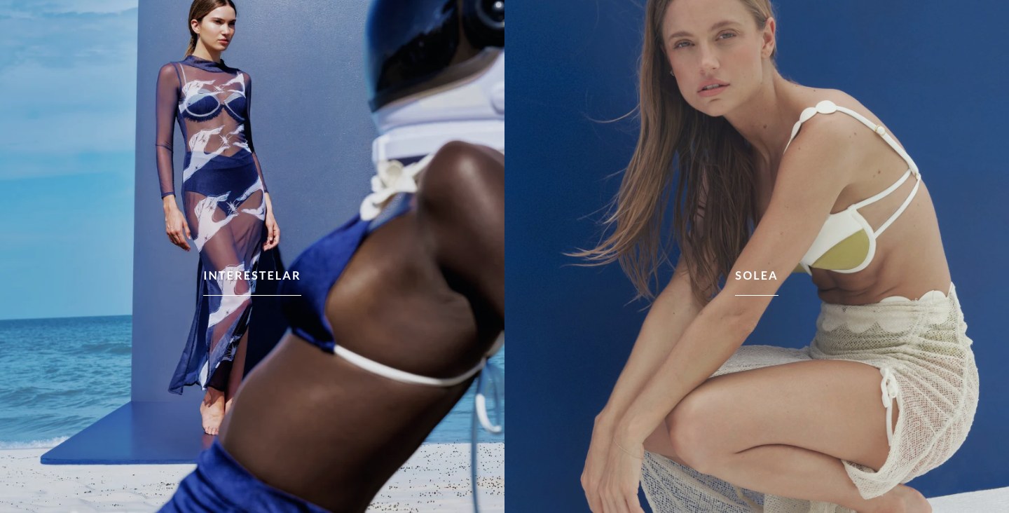 Two editorial looks